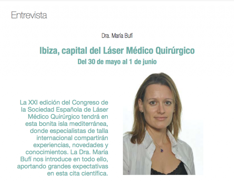 Foto entrevista doctora María Bufí