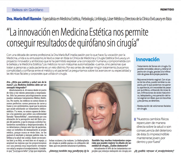 Foto entrevista Belleza Sin Quirófano
